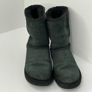 Ugg Black Suede‎ Sherpa Boots
